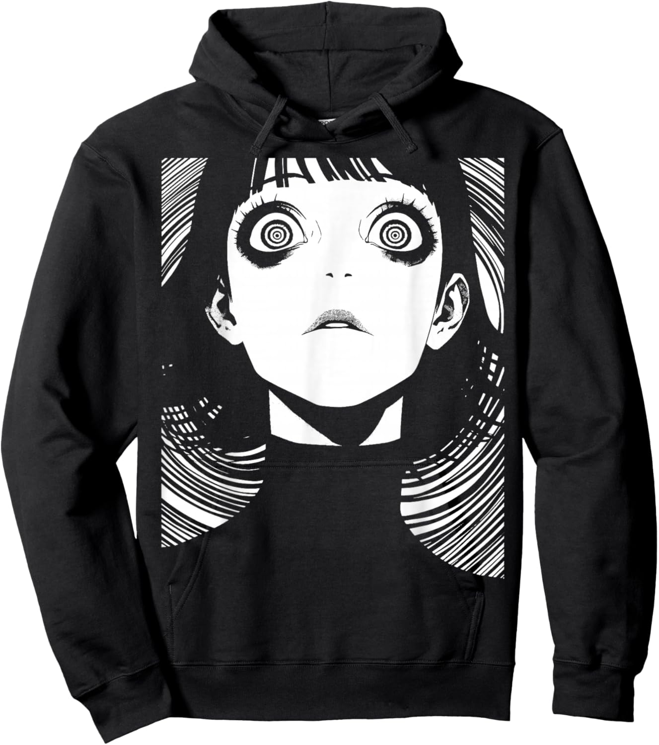 Horror Anime Manga | Japan Japanese Creepy Kawaii Goth Hoodie - Hoodie | Black