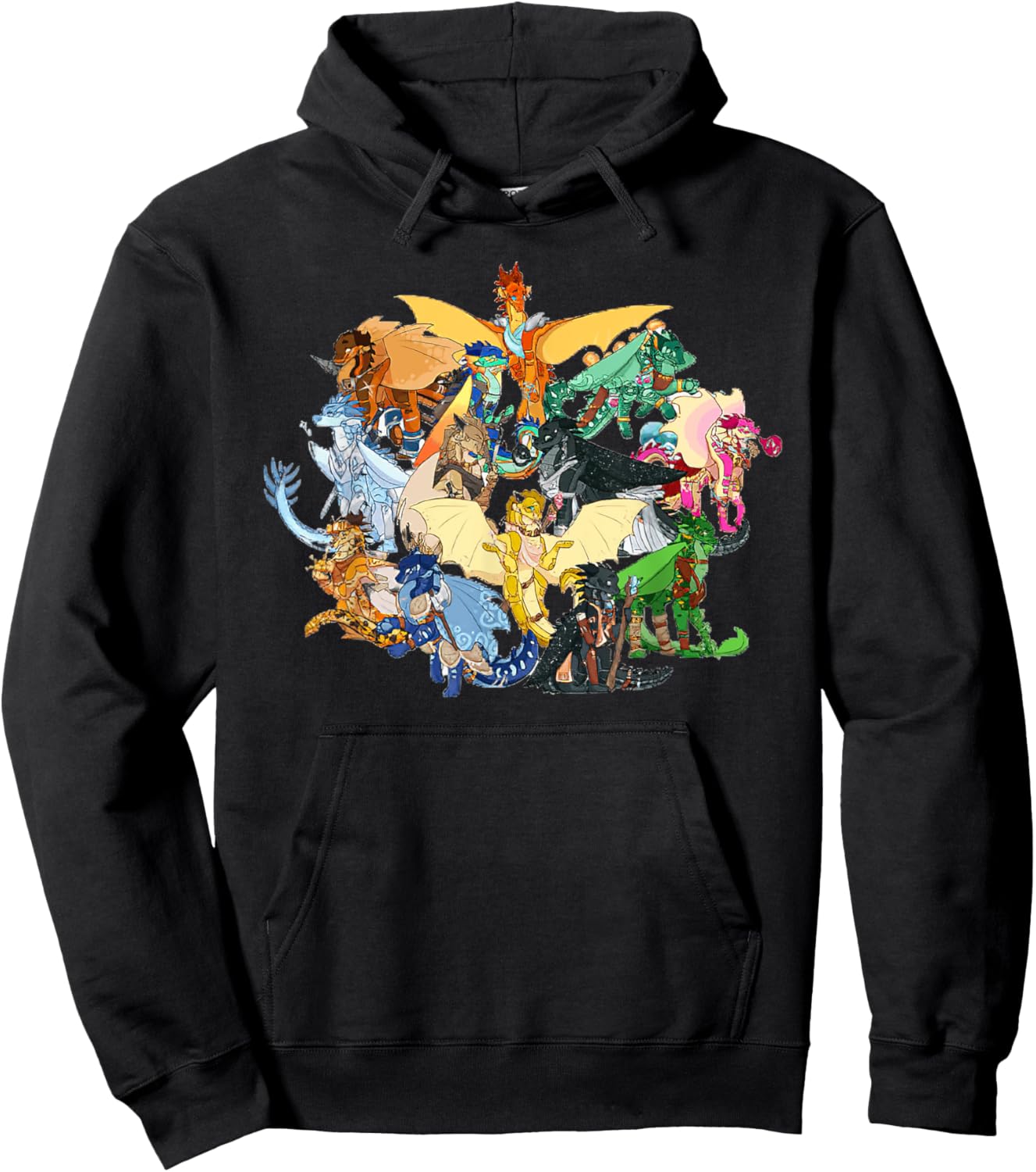 Wing of Fires Legends Fathom Darkstalker Clearsight Hoodie - Hoodie | Black