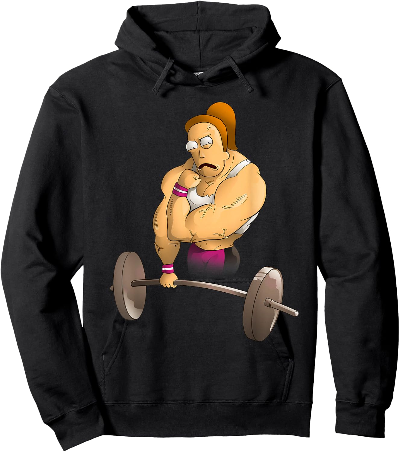 Mademark x Rick and Morty - Rick and Morty Shirt Summer's Gym Hoodie - Hoodie | Black