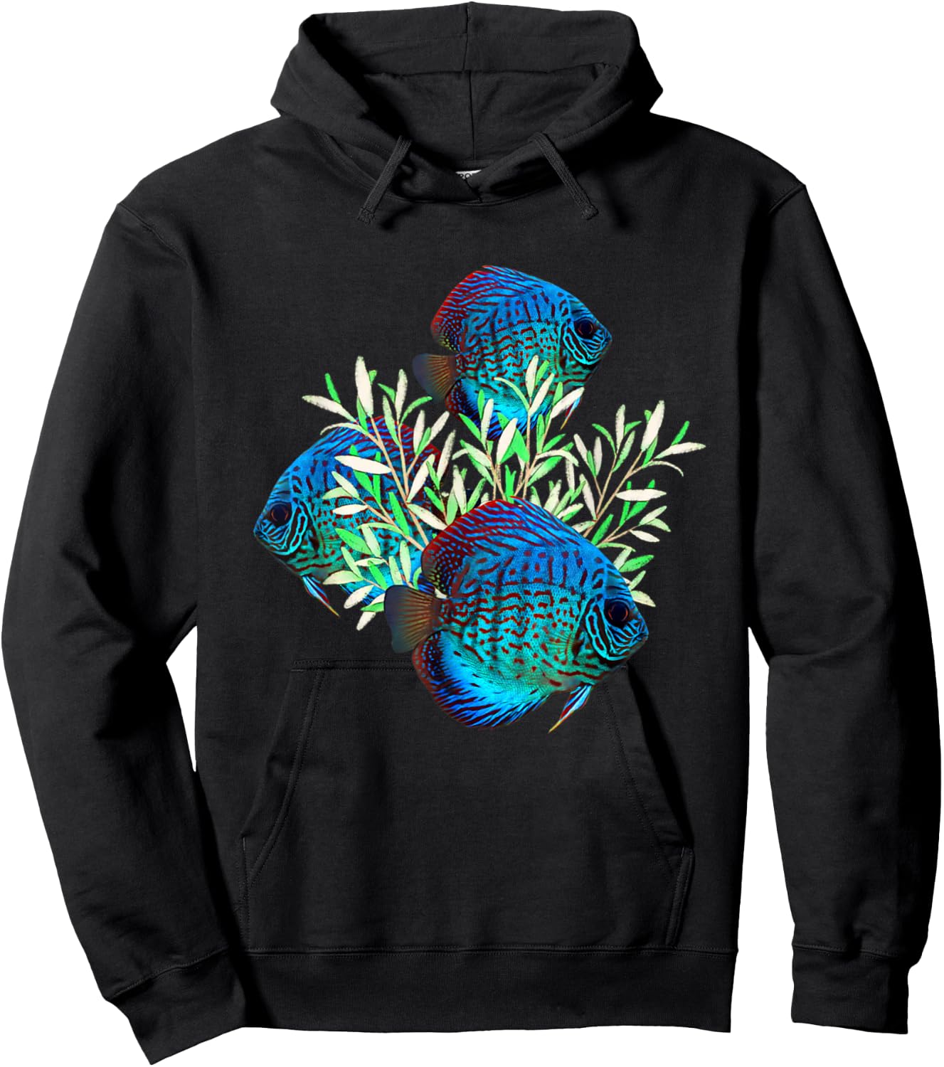 Discus Aquarium Fish Discus Breeders Lovers Fish Tank Hoodie - Hoodie | Black