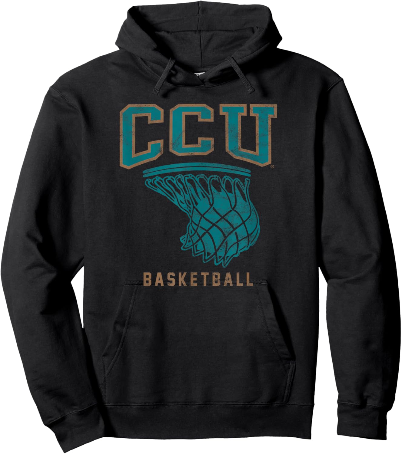 Coastal Carolina University CCU Basketball Hoodie - Hoodie | Black