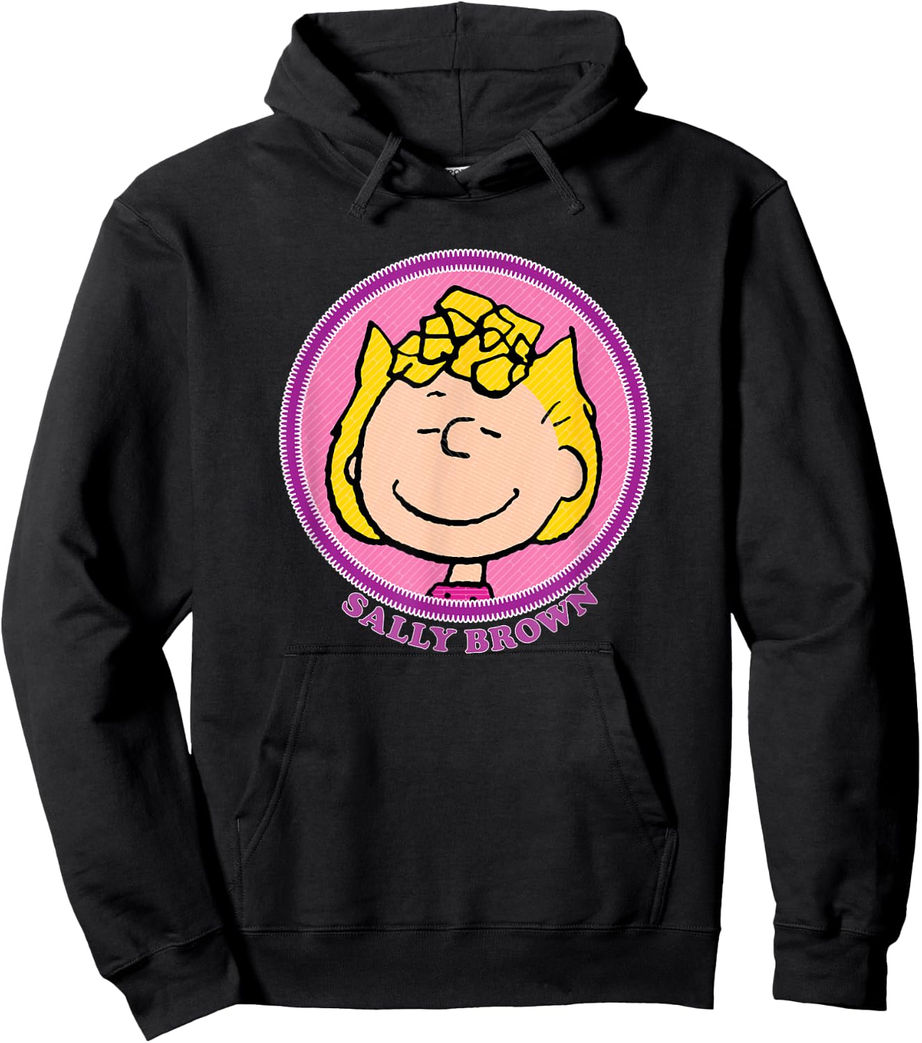 Peanuts Sally Brown Badge Hoodie - Hoodie | Black