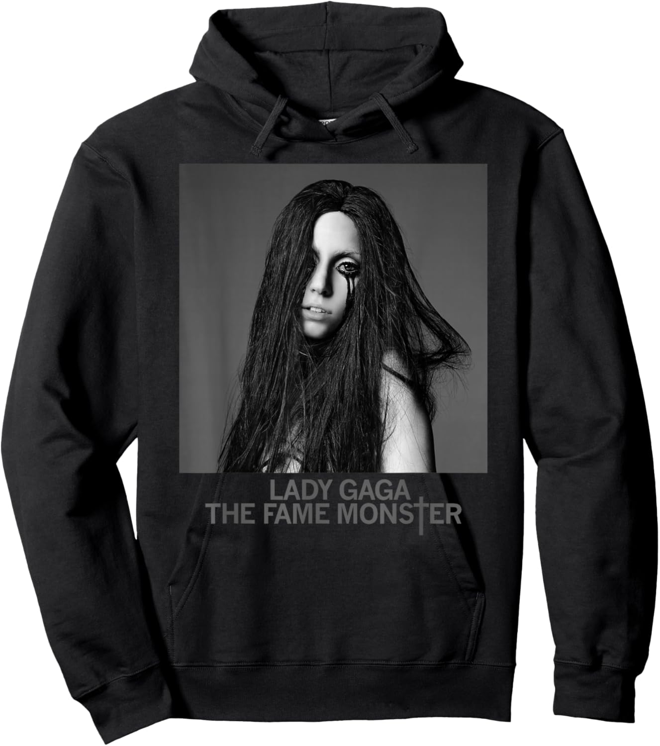 Official Lady Gaga The Fame Monster Brunette Hoodie - Hoodie | Black
