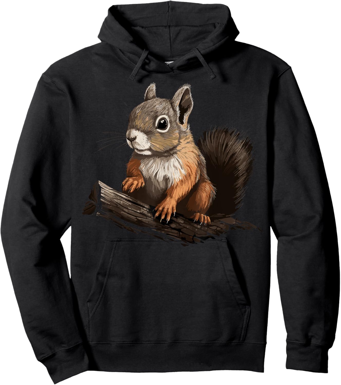 Rodents Forest Nature Forest Animals Animal Lovers Squirrel Hoodie - Hoodie | Black