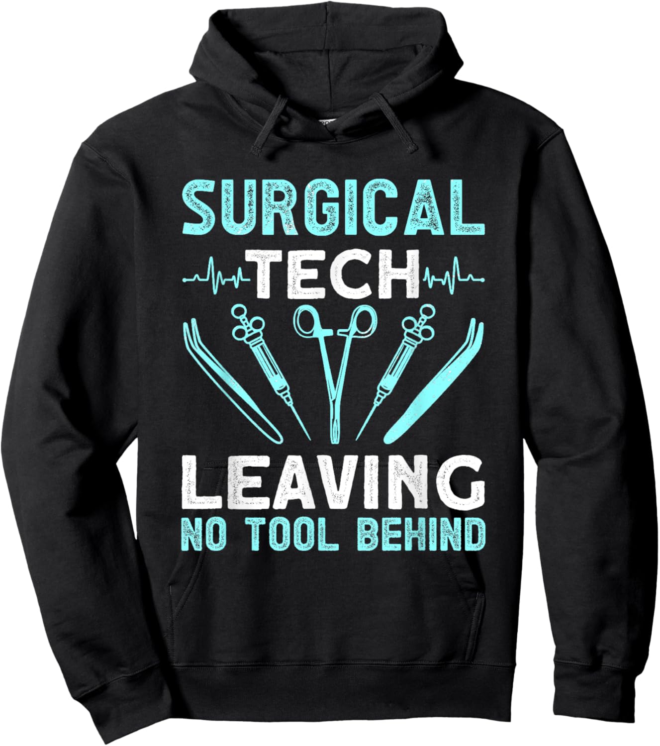 Surgical tech leaving no tool behind - surgical doctors Hoodie - Hoodie | Black