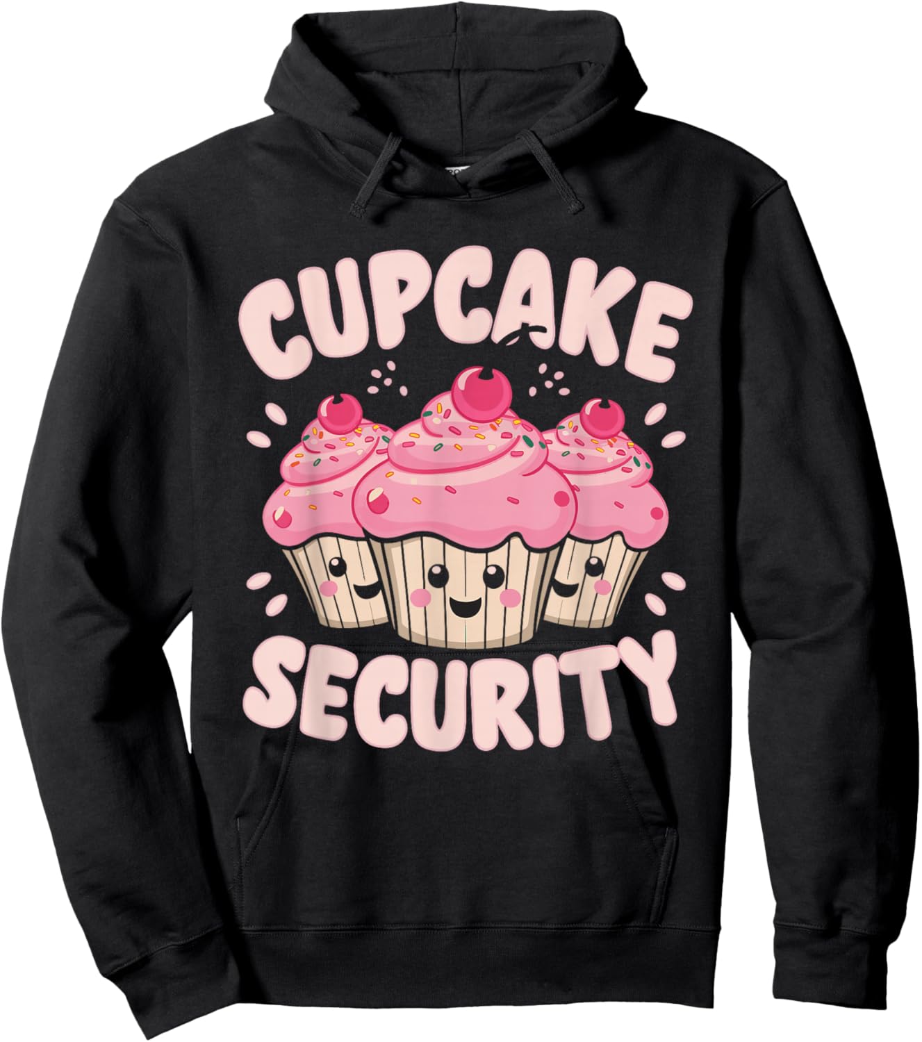 Cupcake Security Hoodie - Hoodie | Black