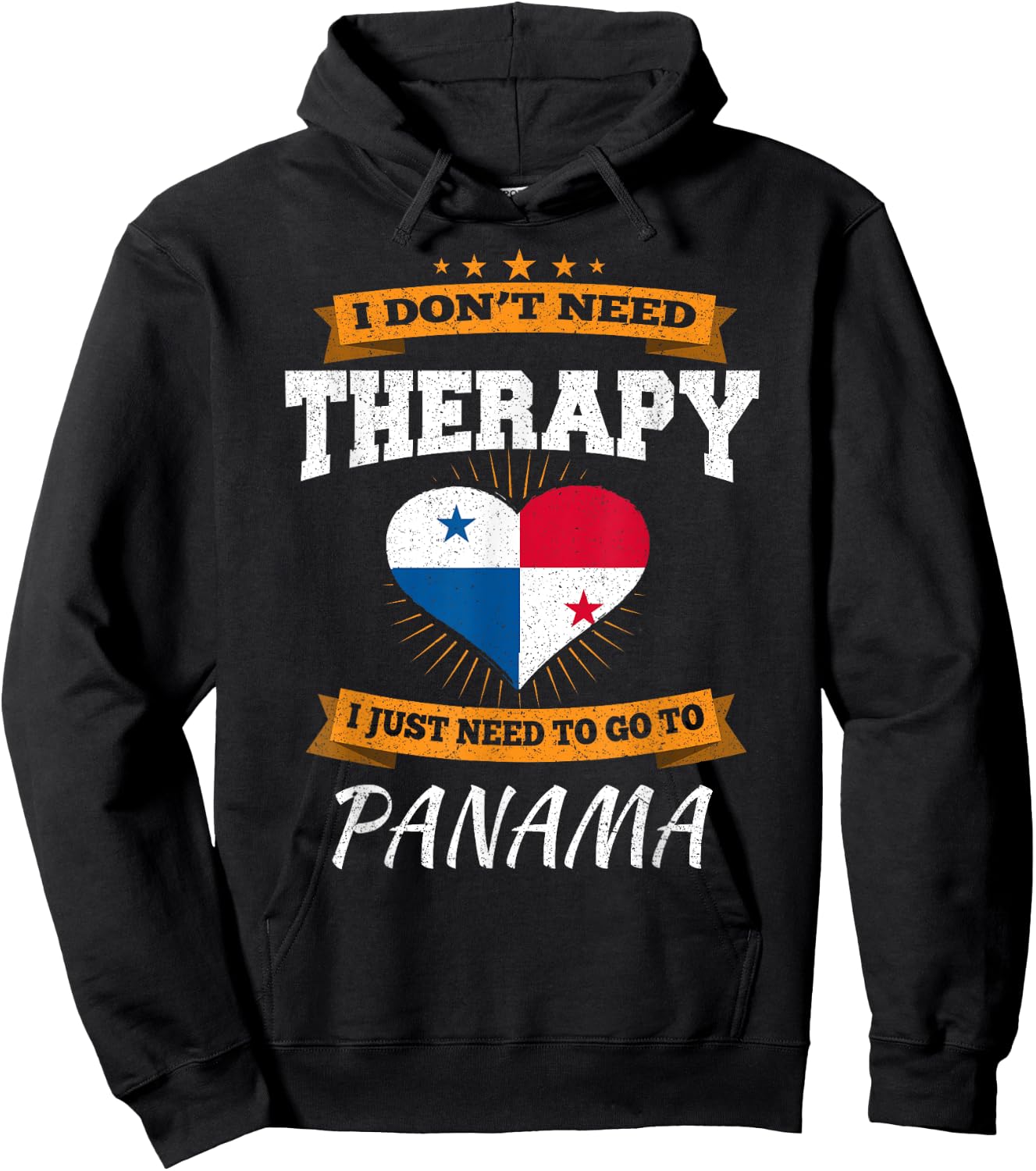 Panamanian Flag I Panama Flag I Vacation Panama Hoodie - Hoodie | Black