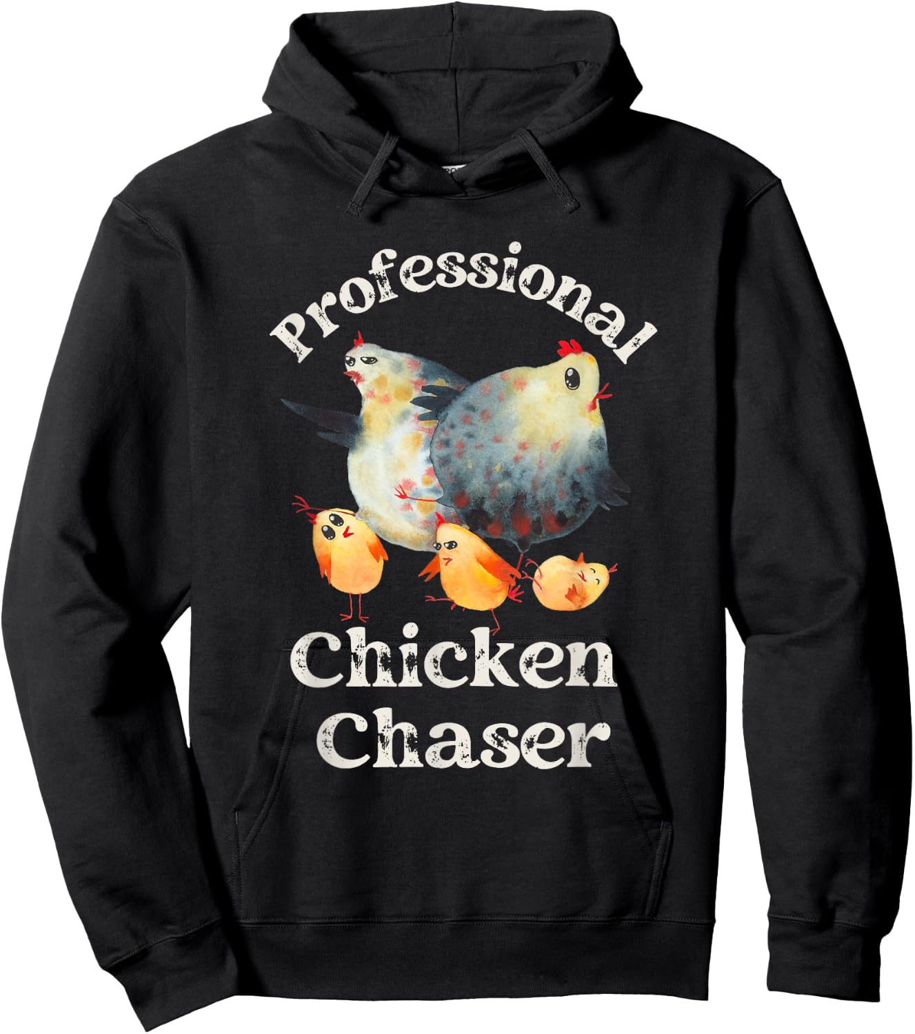 Professional Chicken Chaser Hoodie - Hoodie | Black