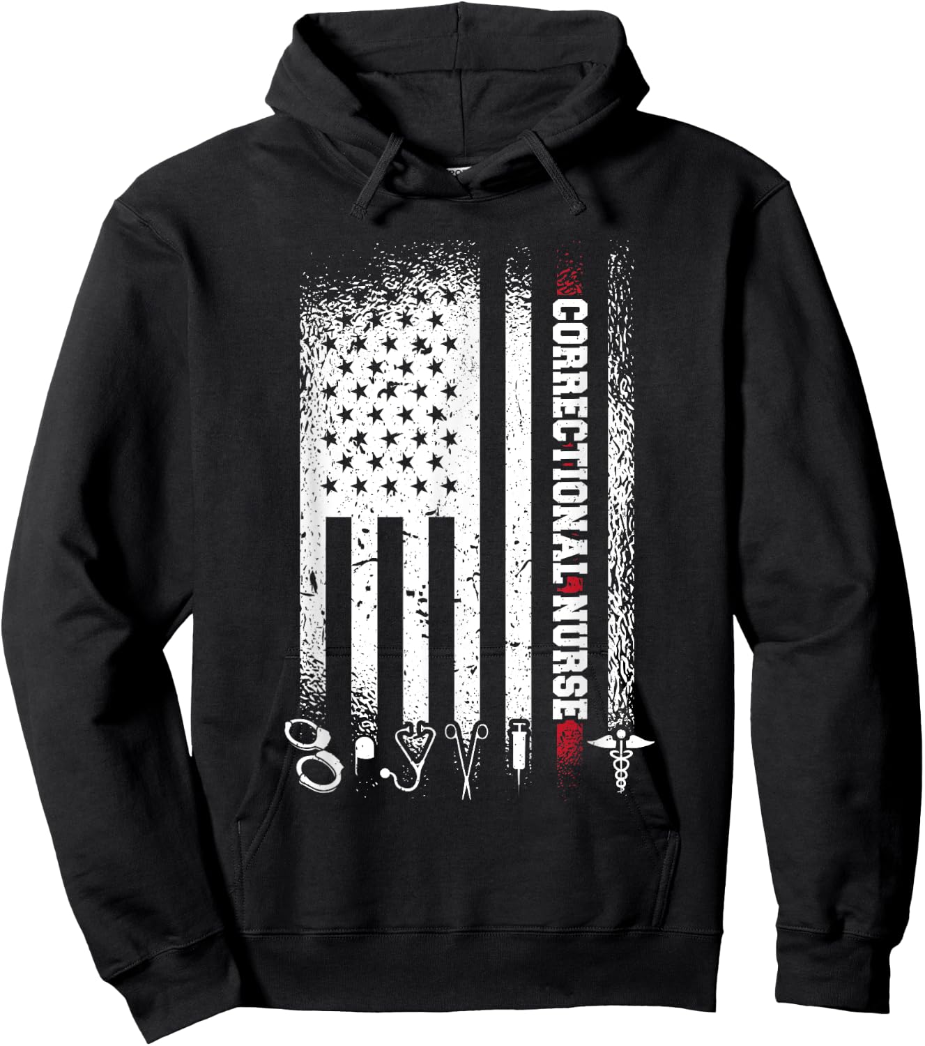 Corrections Nursing Jail Nurse Correctional Nurse Hoodie - Hoodie | Black