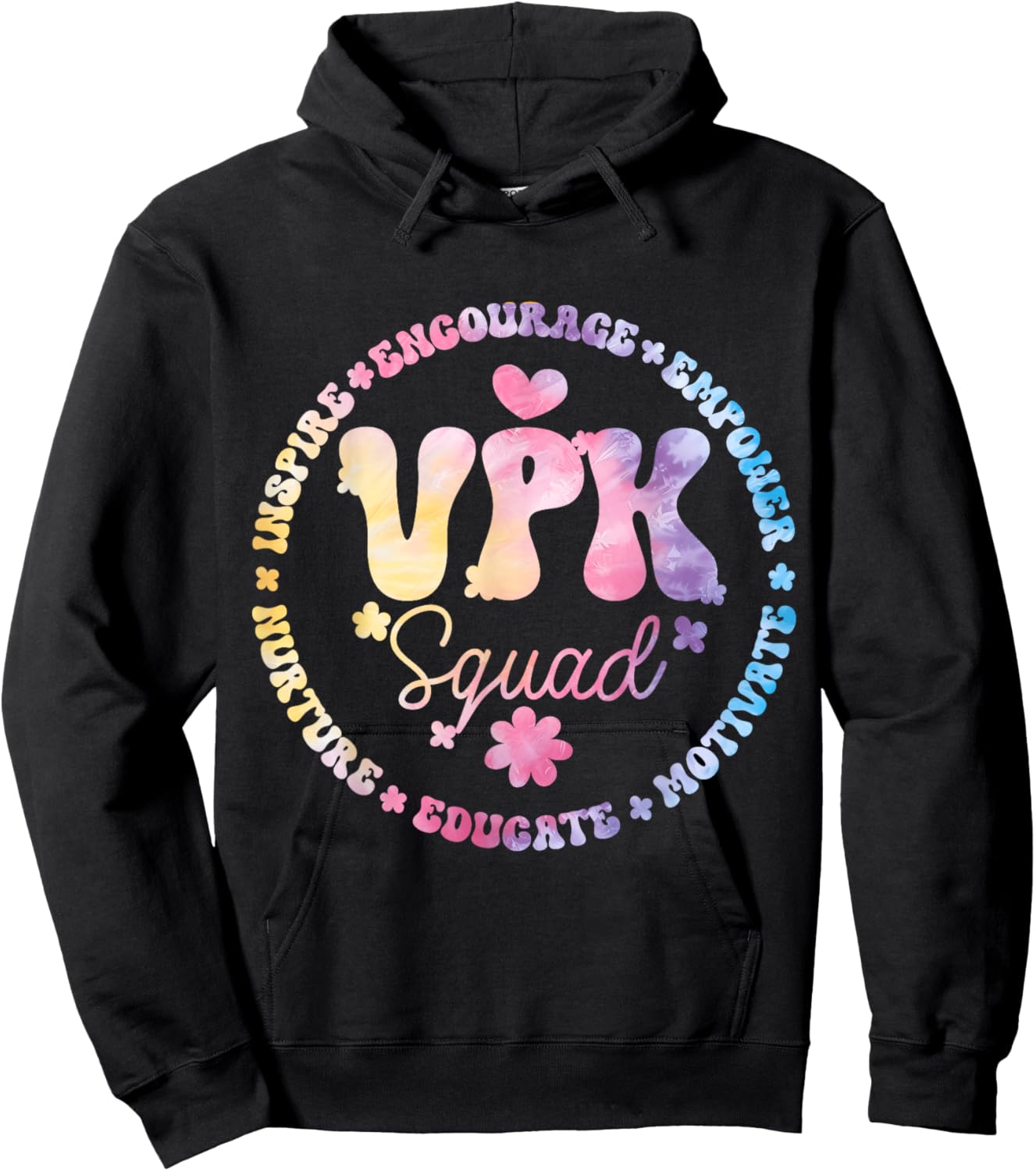 VPK Squad First Day Of VPK Back To School Hoodie - Hoodie | Black