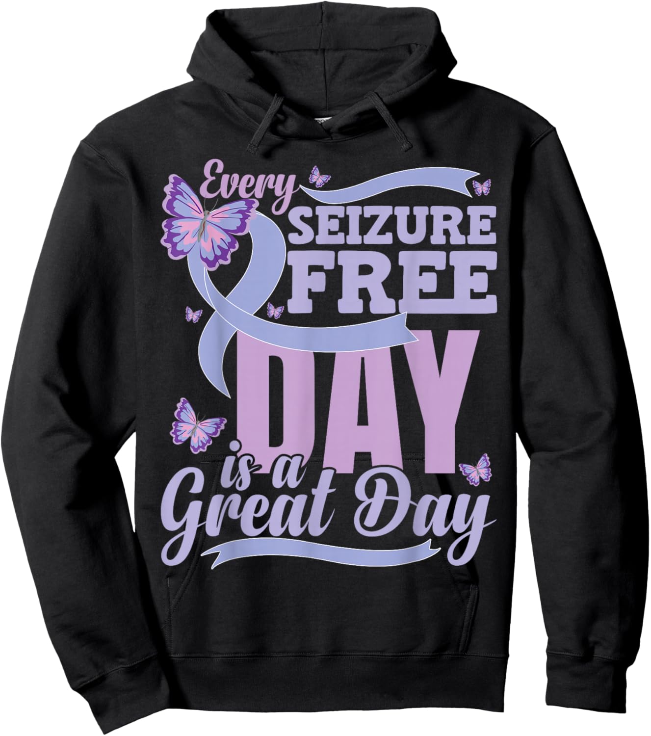Epilepsy Awareness Quote Hoodie - Hoodie | Black