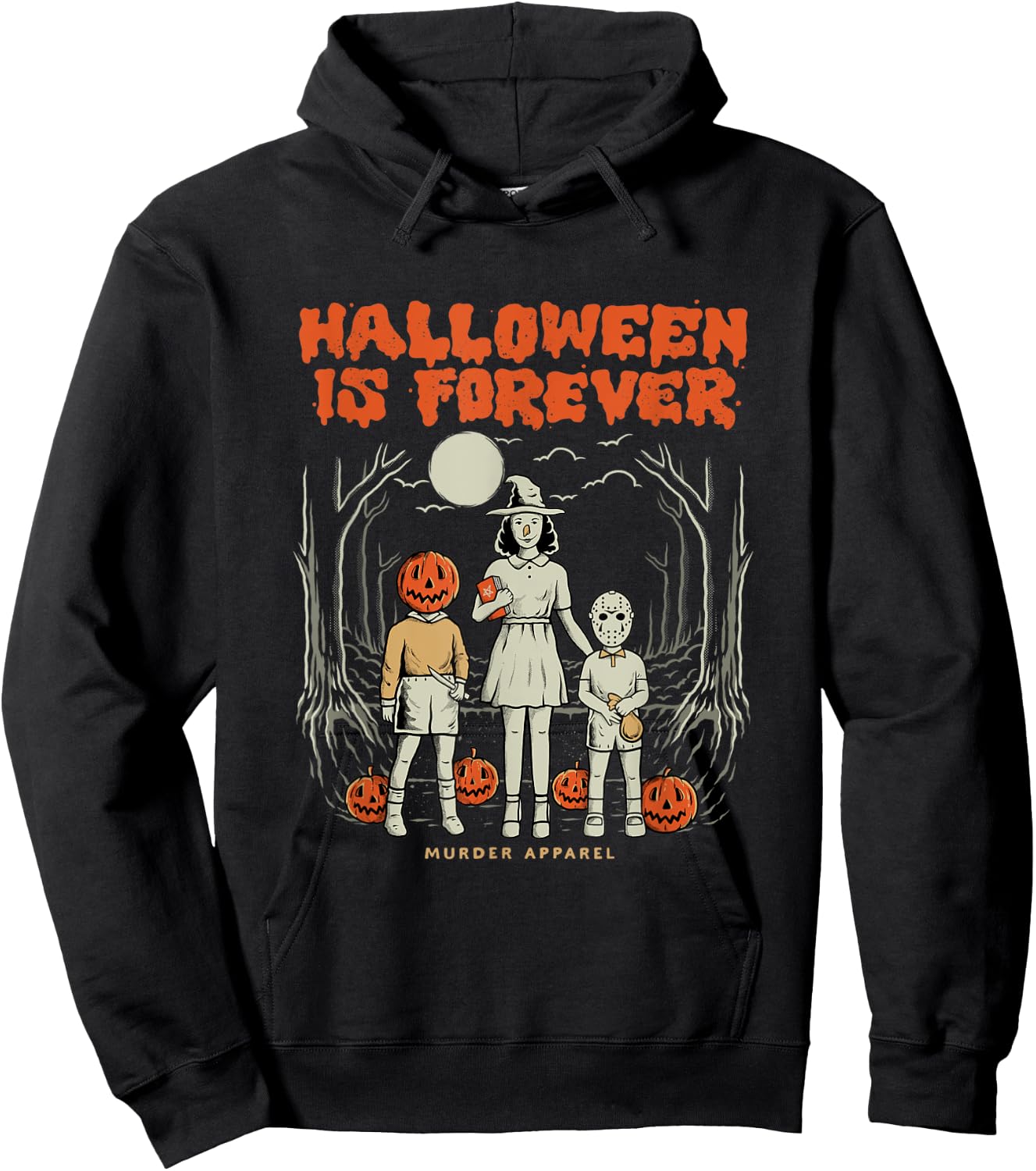 Halloween Is Forever Hoodie - Hoodie | Black