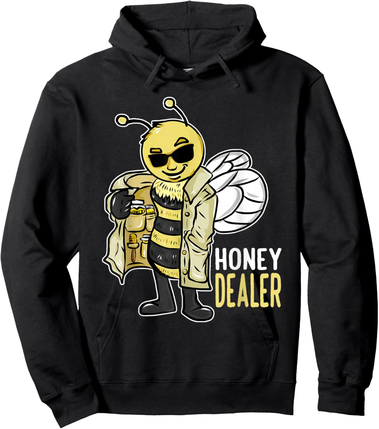 Honey Dealer For Beekeepers Bee Funny Hoodie - Hoodie | Black