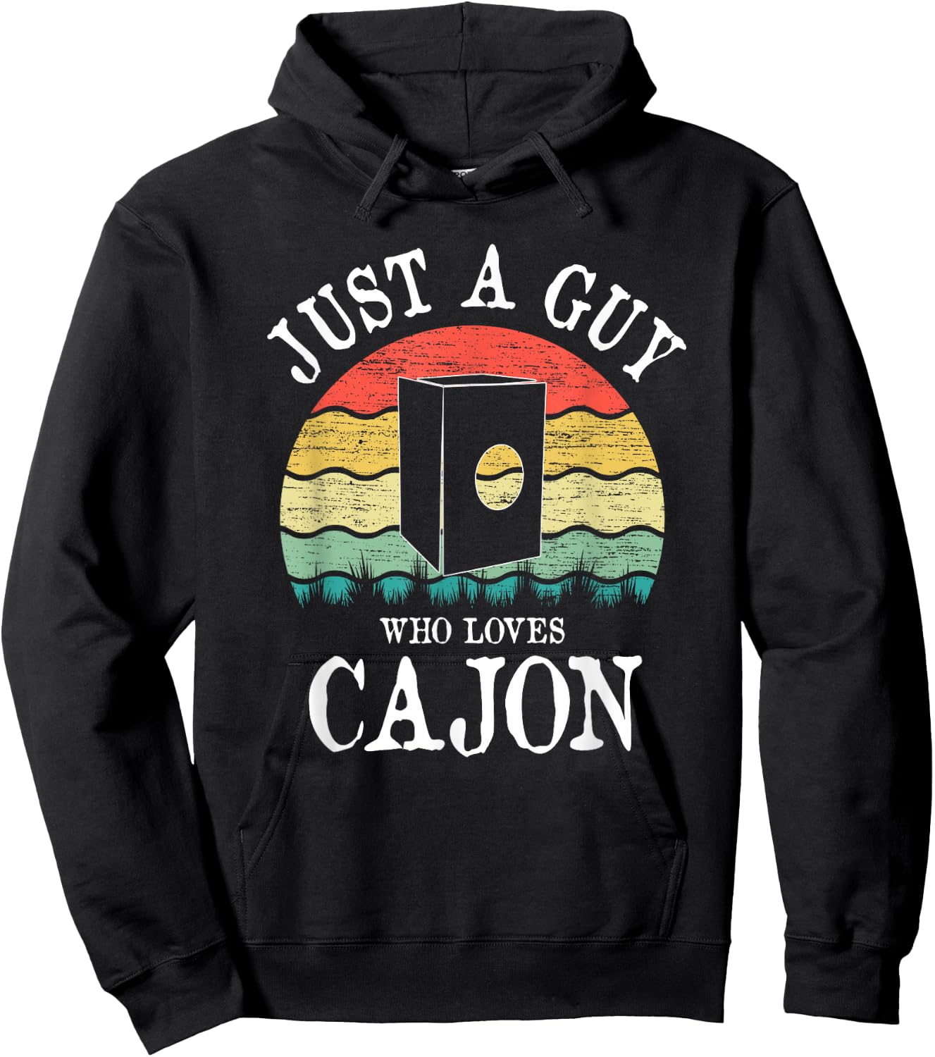 Just A Guy Who Loves Cajon Hoodie - Hoodie | Black