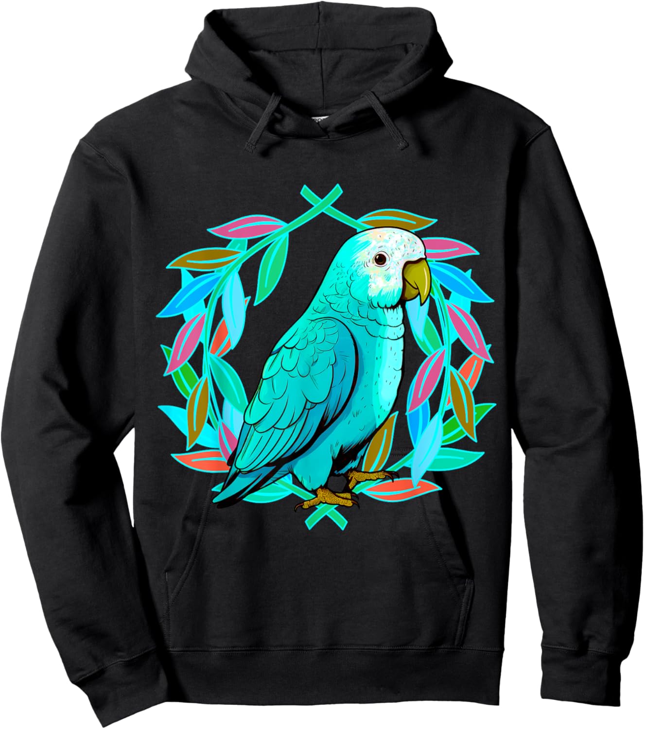 Parrot Parrot Bird Birds Child Children Birthday Hoodie - Hoodie | Black