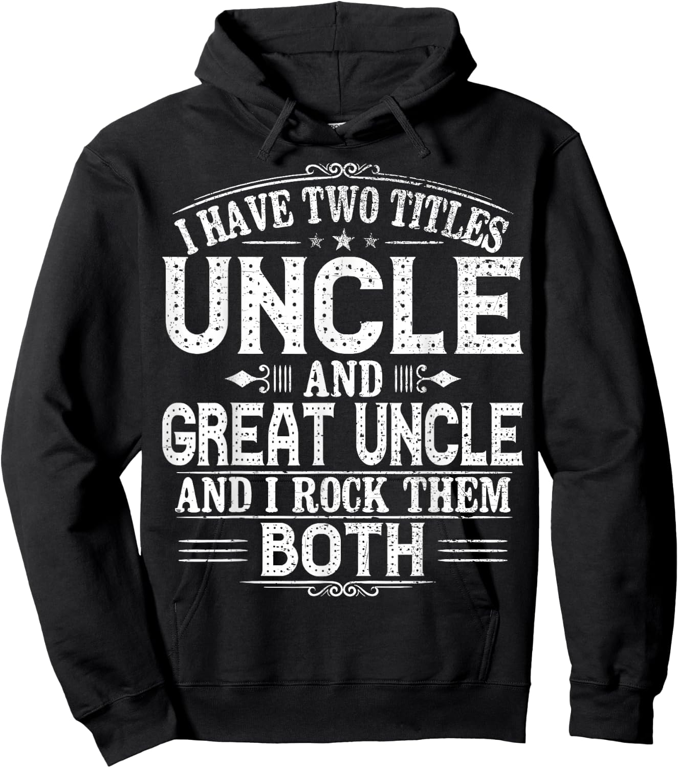 Great Uncle - Gift New Uncle Hoodie - Hoodie | Black