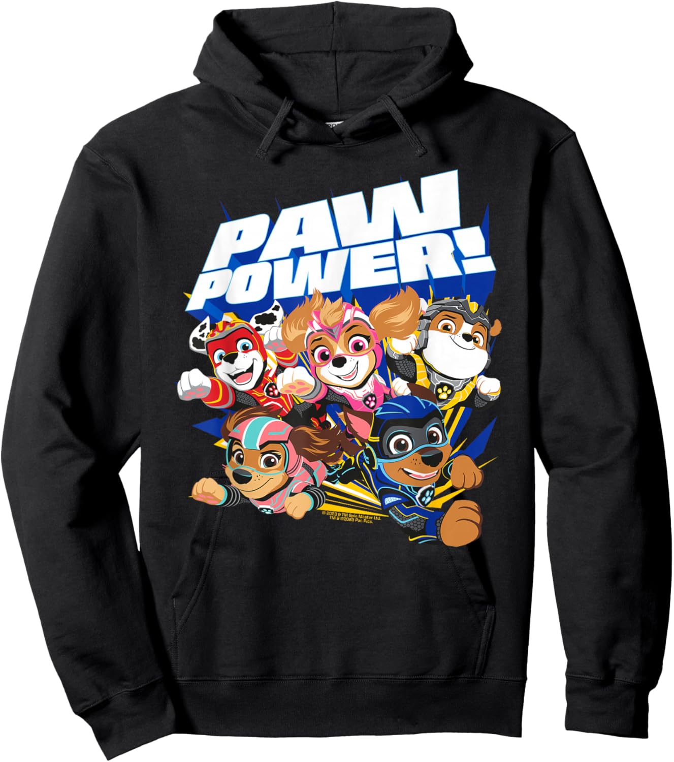 PAW Patrol: The Mighty Movie Paw Power Group Hoodie - Hoodie | Black