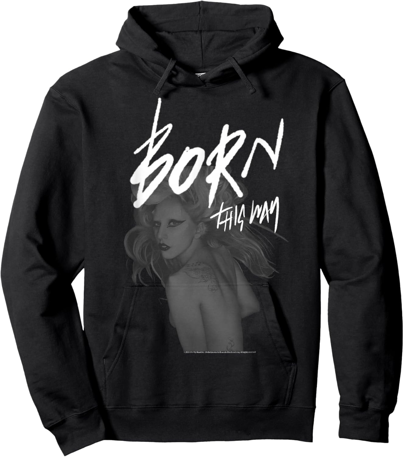 Lady Gaga Born This Way Musik von Bravado Hoodie - Hoodie | Black