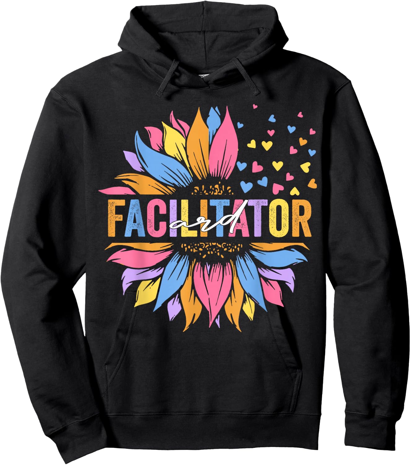 ARD Facilitator Special Education Sunflower Hoodie - Hoodie | Black