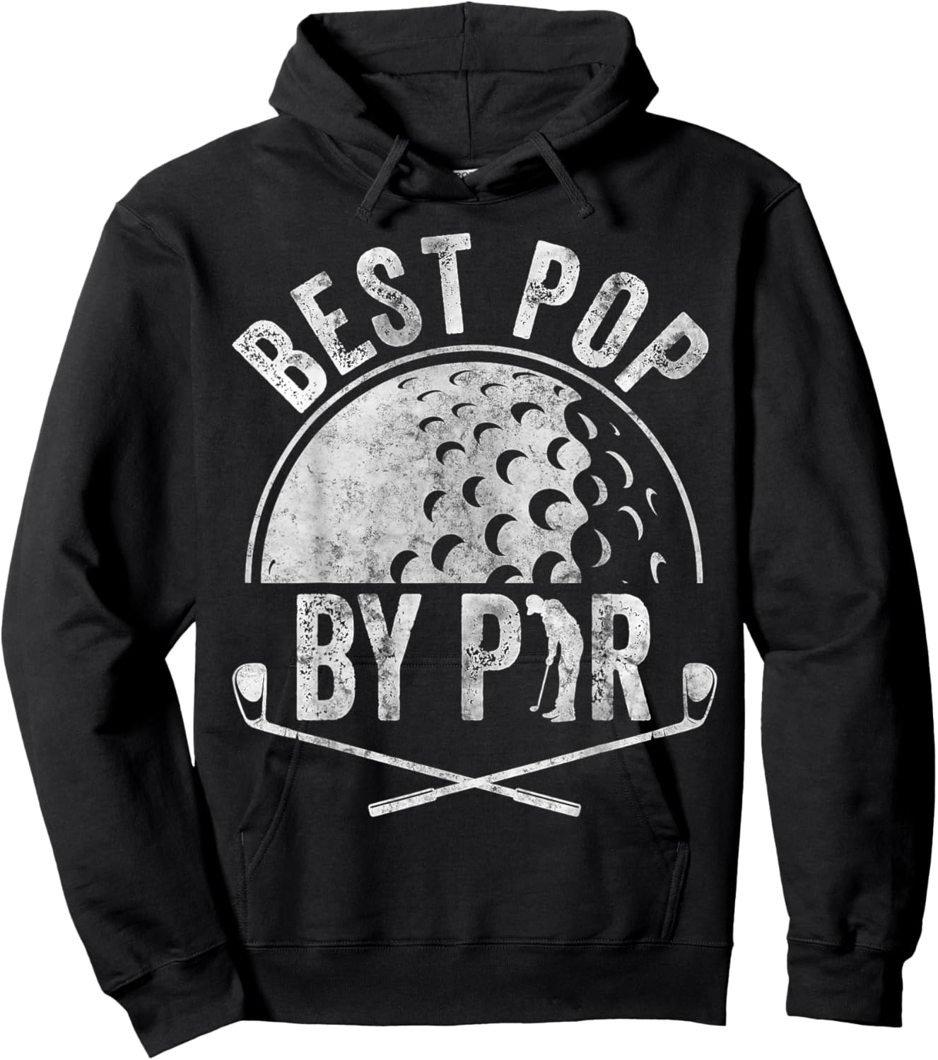Best Pop By Par Shirt Golf Lover Sports Gift Golf Golfer Hoodie - Hoodie | Black
