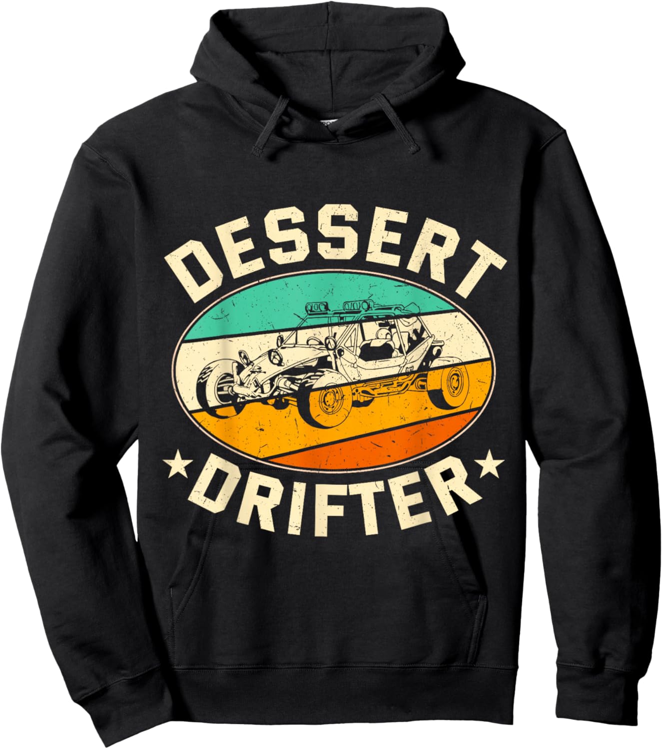 Off-Road Sand Racing Desert Buggy Sand Rail Dune Buggy Hoodie - Hoodie | Black