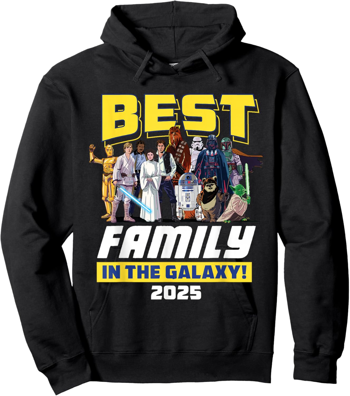 Star Wars Best Family in the Galaxy Group Trip Vacation 2025 Hoodie - Hoodie | Black