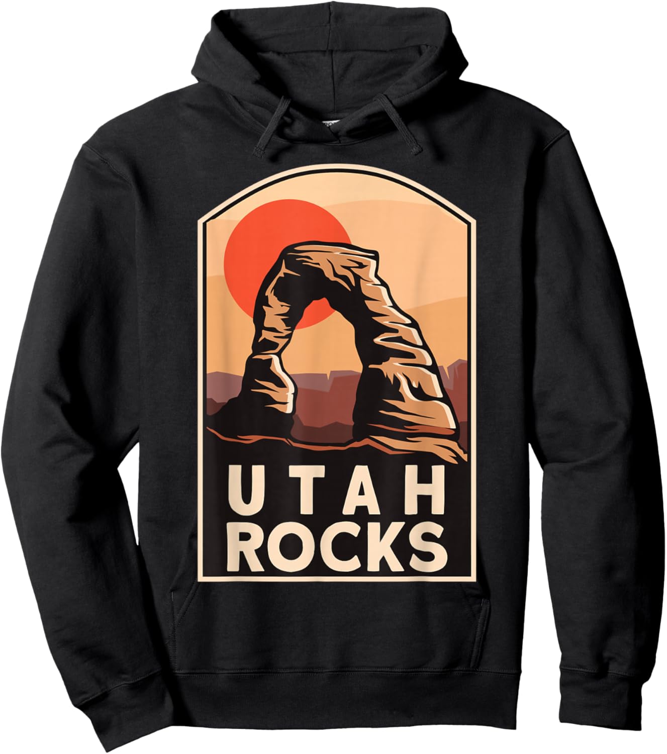Utah National Park Hoodie - Hoodie | Black