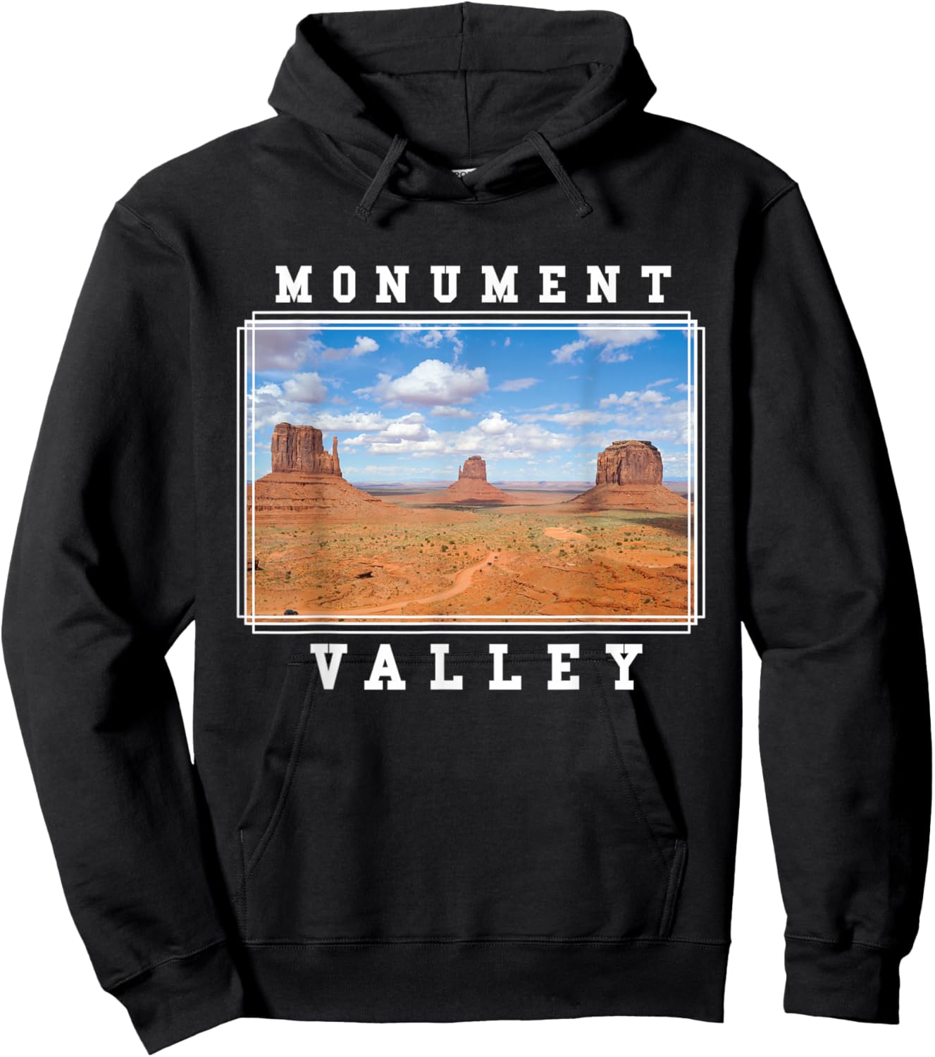 Monument Valley Utah Arizona Navajo Tribal Park Hoodie - Hoodie | Black