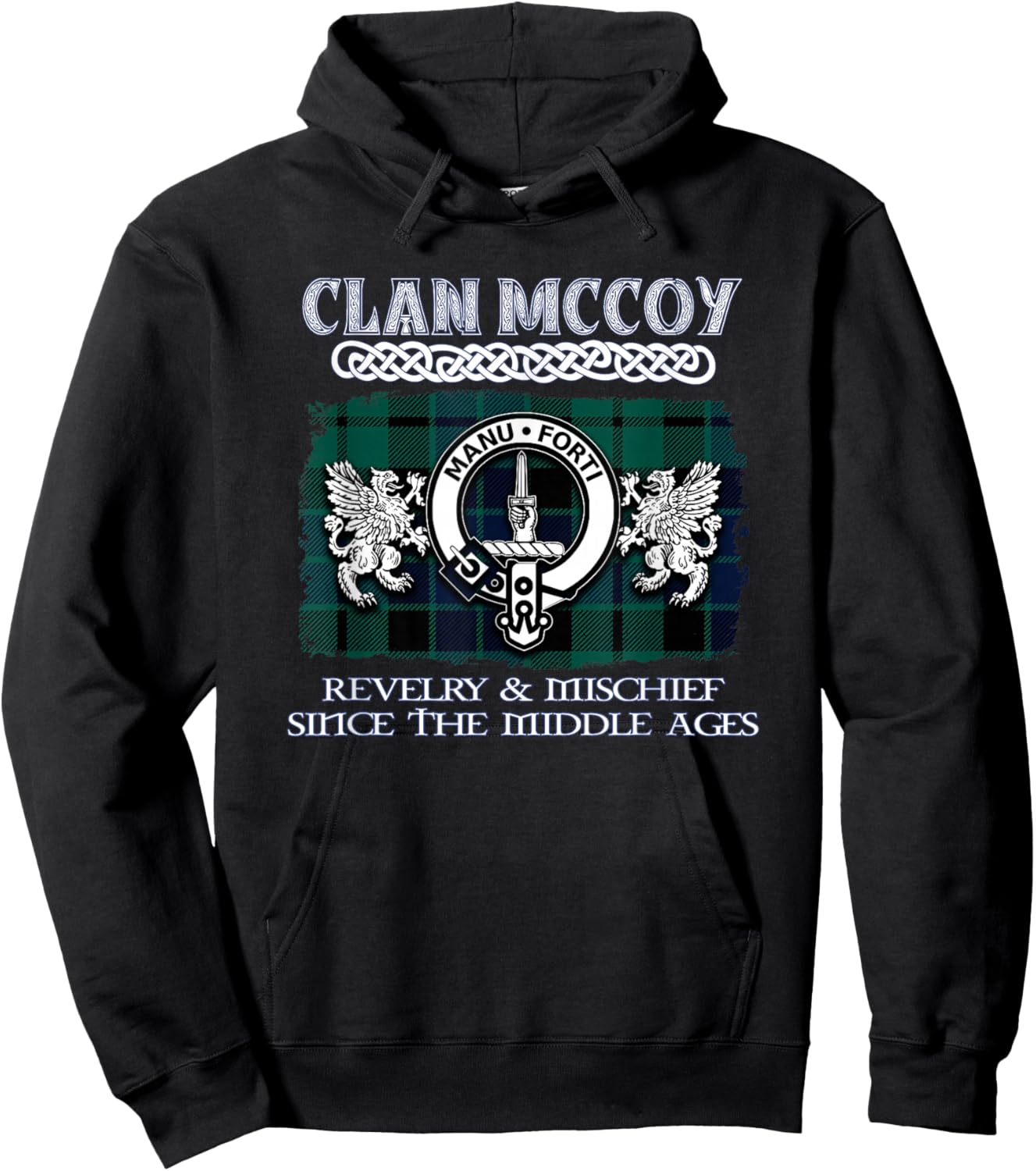 Clan McCoy Scottish McCoy surname Hoodie - Hoodie | Black
