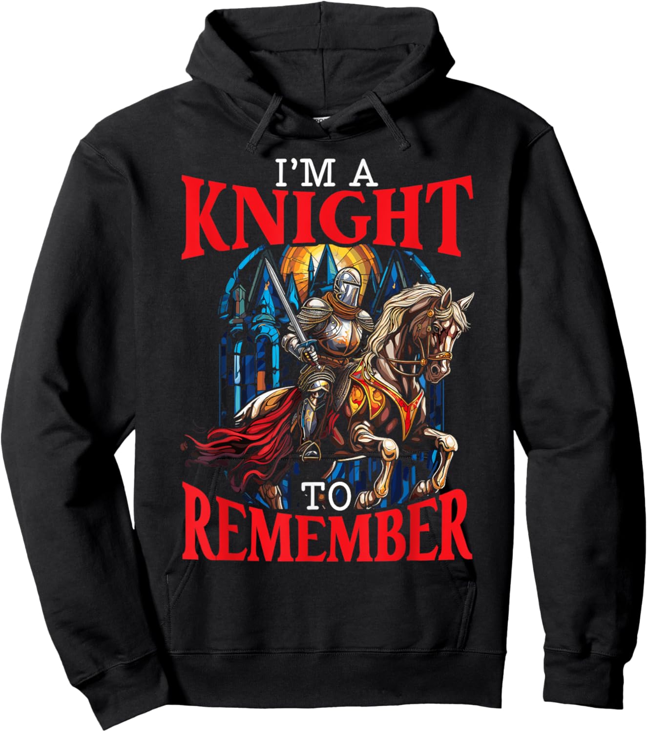 Jousting Medieval Knight Battle Lance Renaissance Joust Hoodie - Hoodie | Black