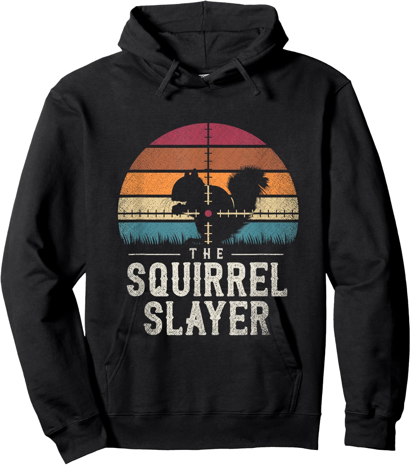 The Squirrel Slayer Squirrel Hoodie - Hoodie | Black