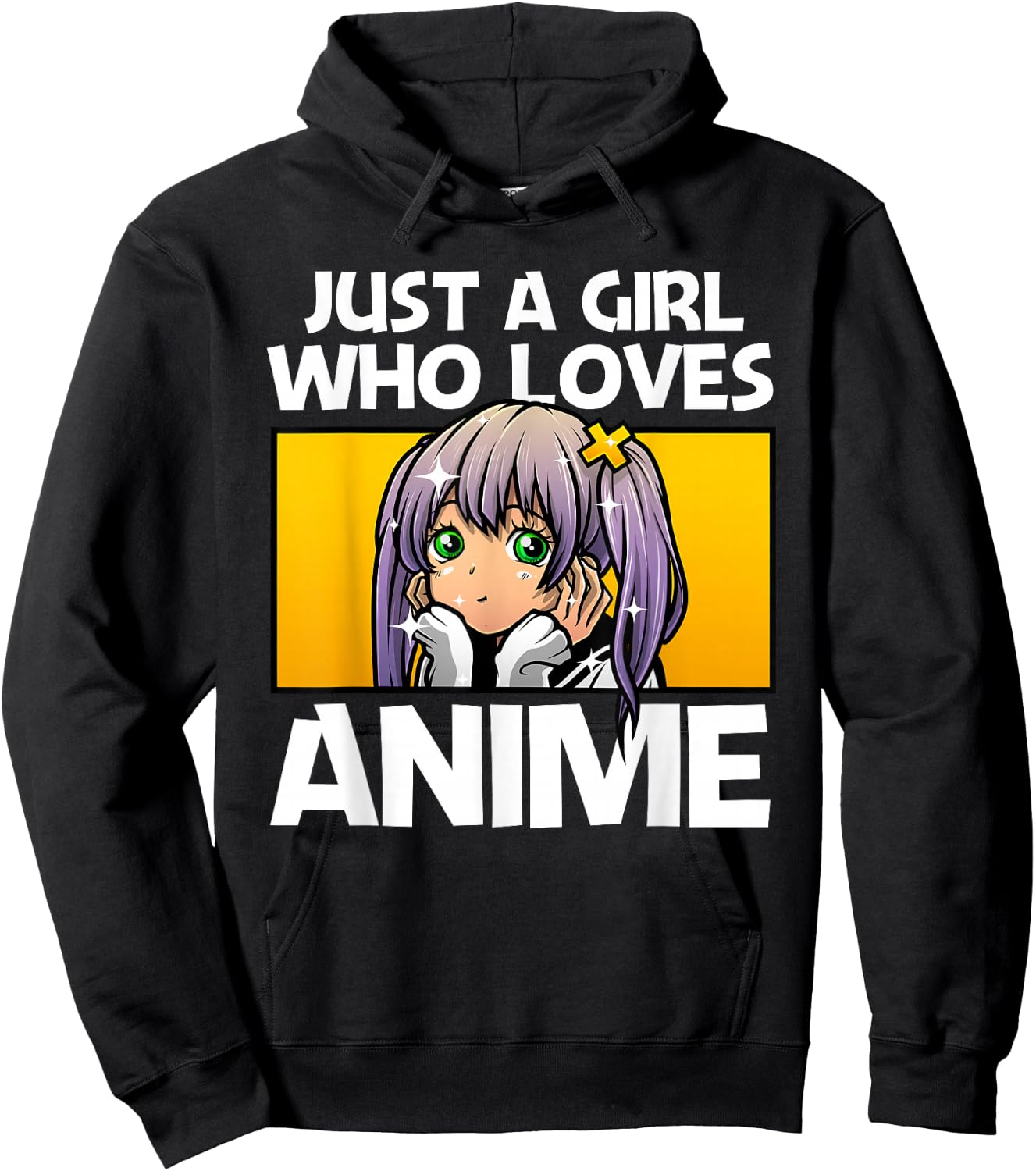 Anime Gift Teen Girls Women Anime Merch Anime Lover Girl Hoodie - Hoodie | Black