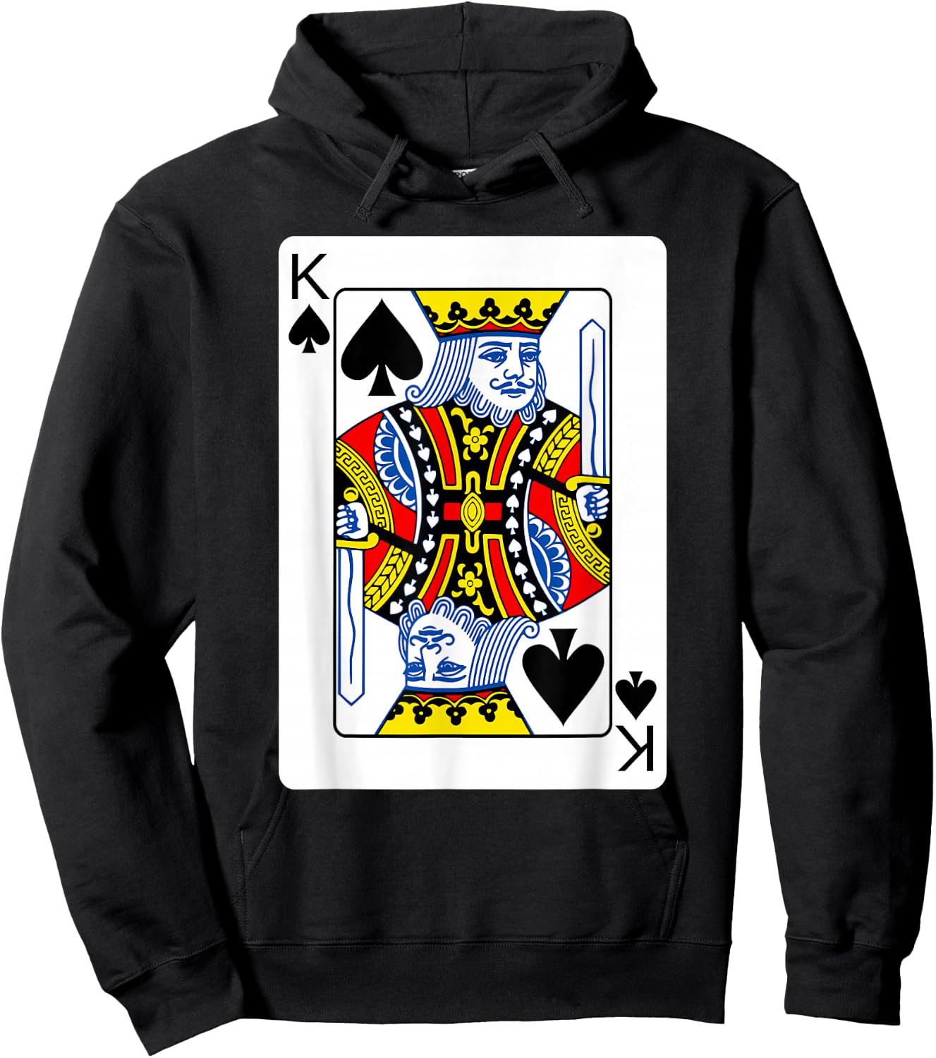 King Of Spades Playing Card Group Costume Poker Player Hoodie - Hoodie | Black