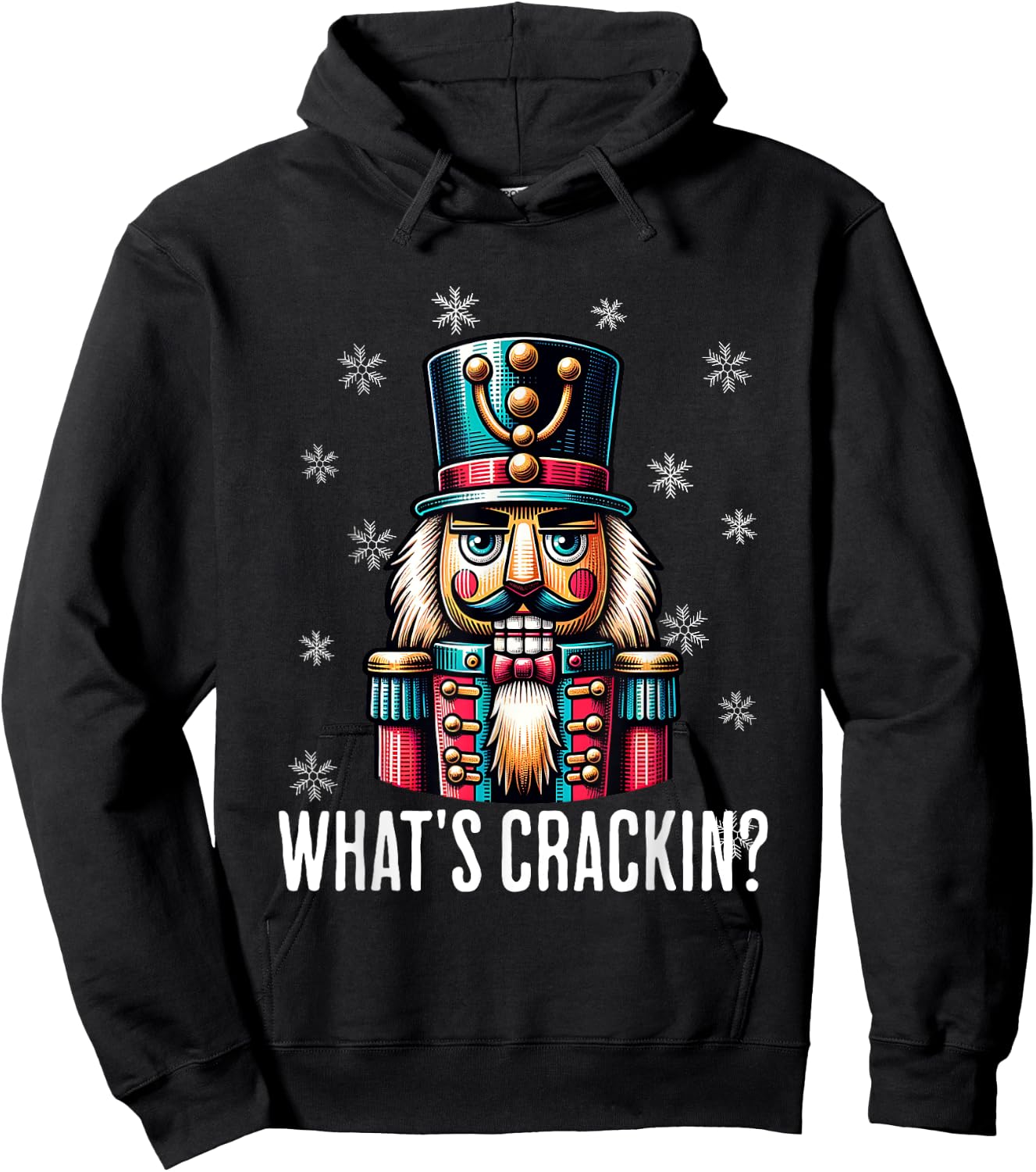 Funny Christmas Nutcracker Men Women Nutcrackers Xmas Hoodie - Hoodie | Black