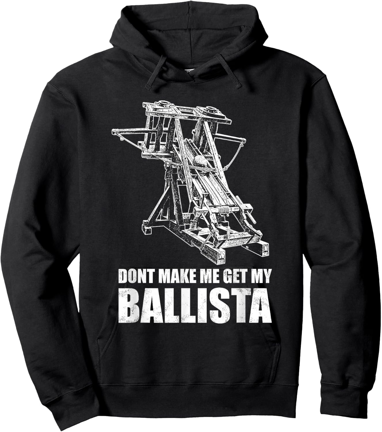 Medieval Ballista Hoodie - Hoodie | Black