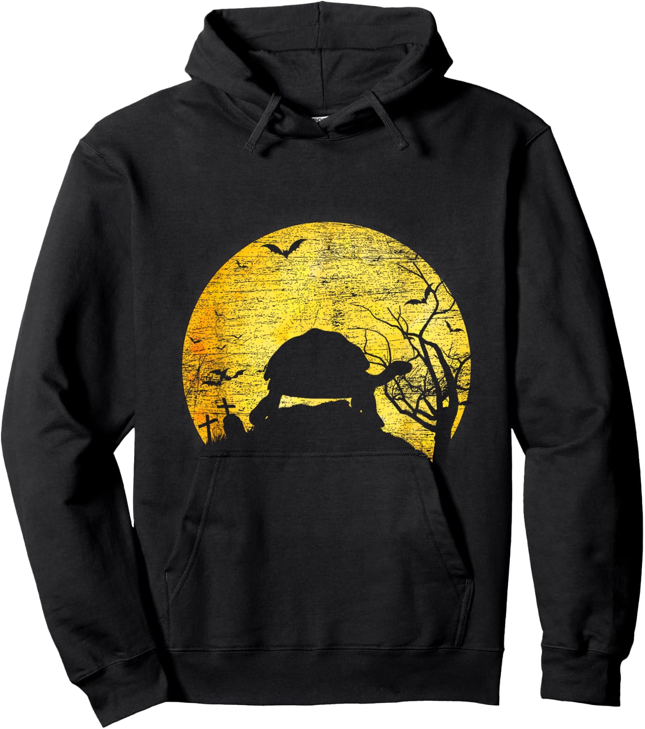 Spooky Halloween Costume Sea Animal Zoo Keeper Turtle Hoodie - Hoodie | Black