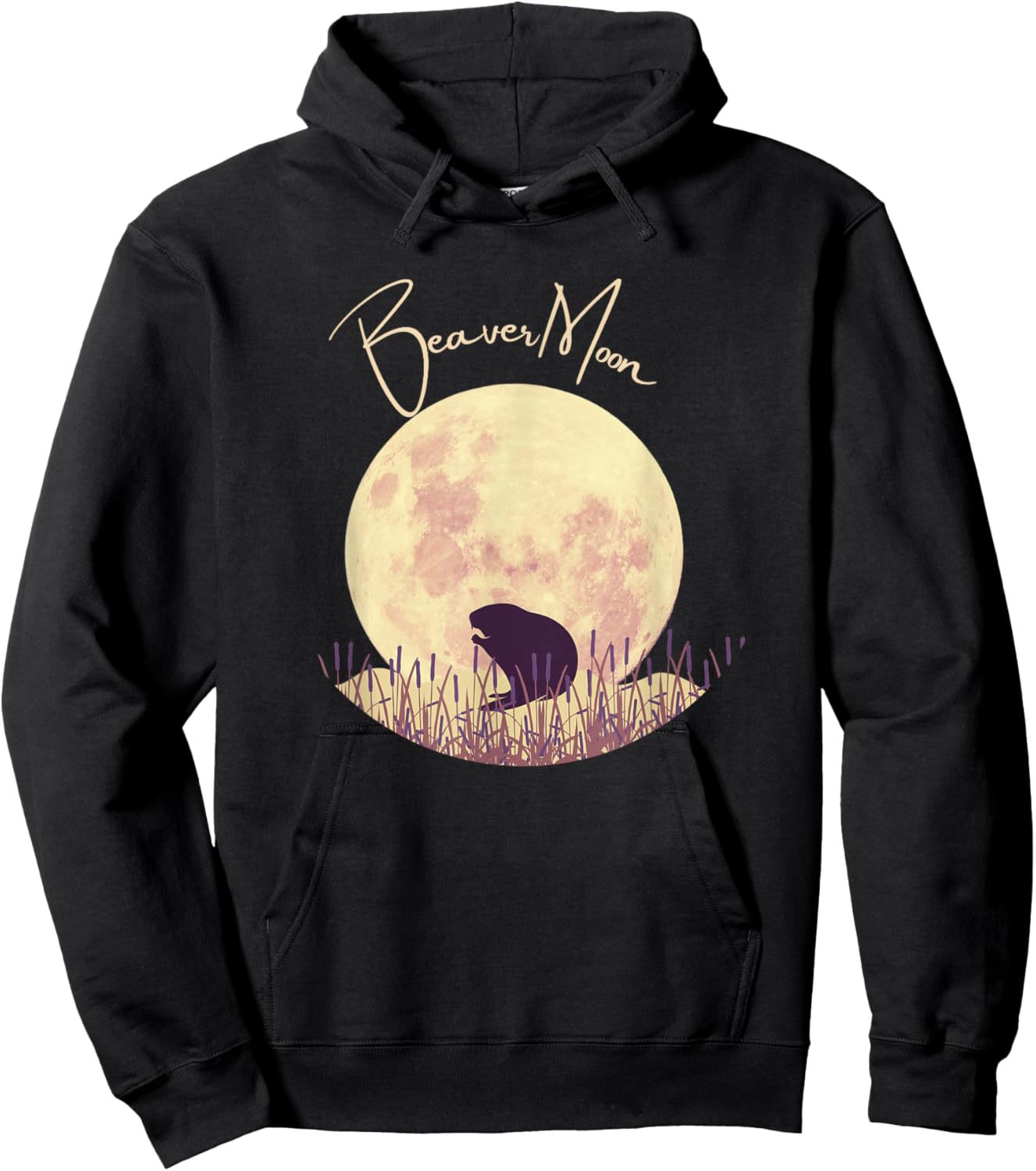 Beaver Moon Full Moon Calendar - Tops, & Accessories Hoodie - Hoodie | Black