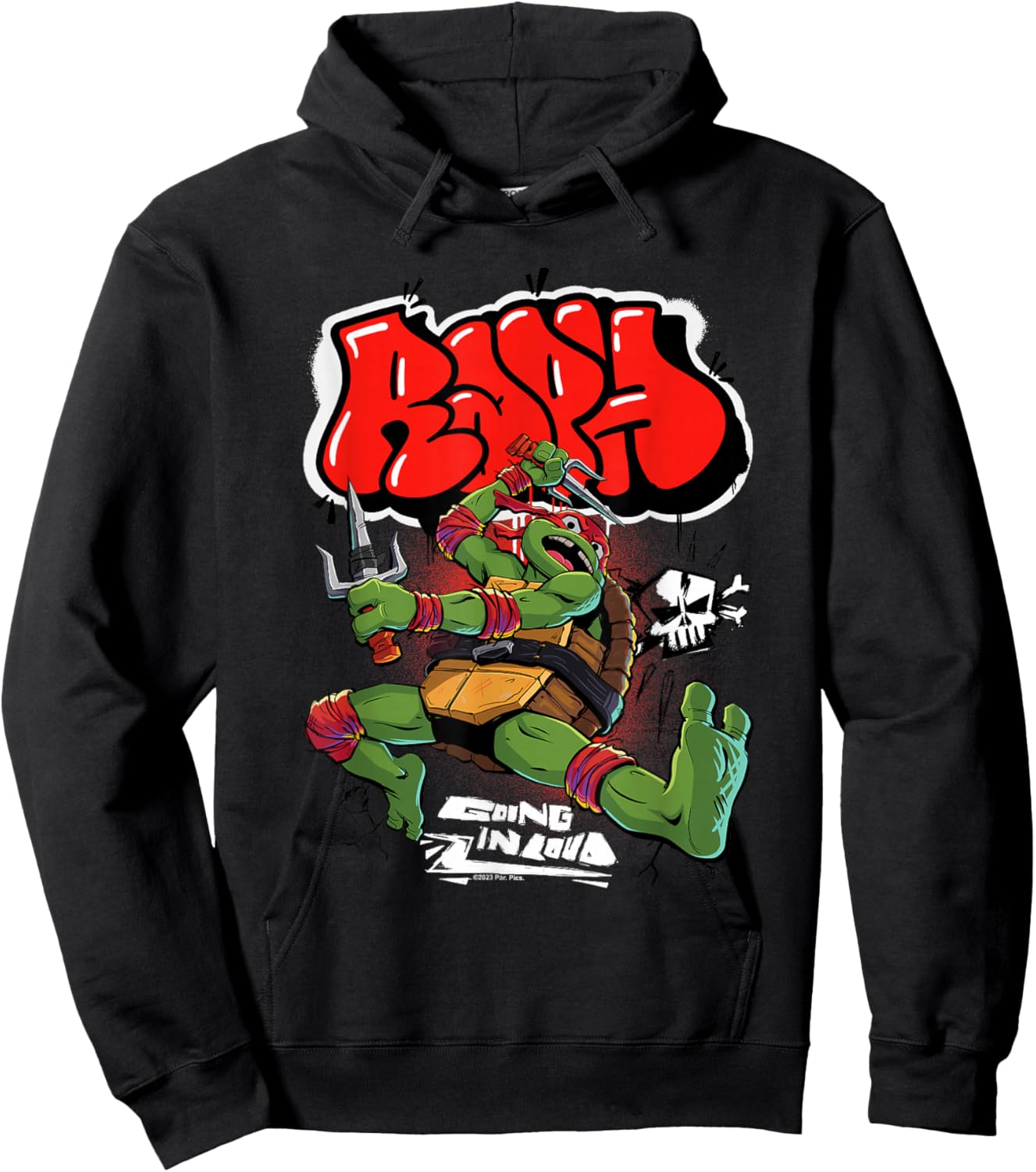 Teenage Mutant Ninja Turtles: Mutant Mayhem Raph Ninja Hoodie - Hoodie | Black