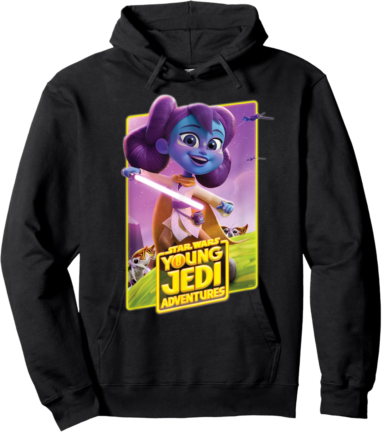 Star Wars Young Jedi Adventures Lys Solay Poster Art Hoodie - Hoodie | Black