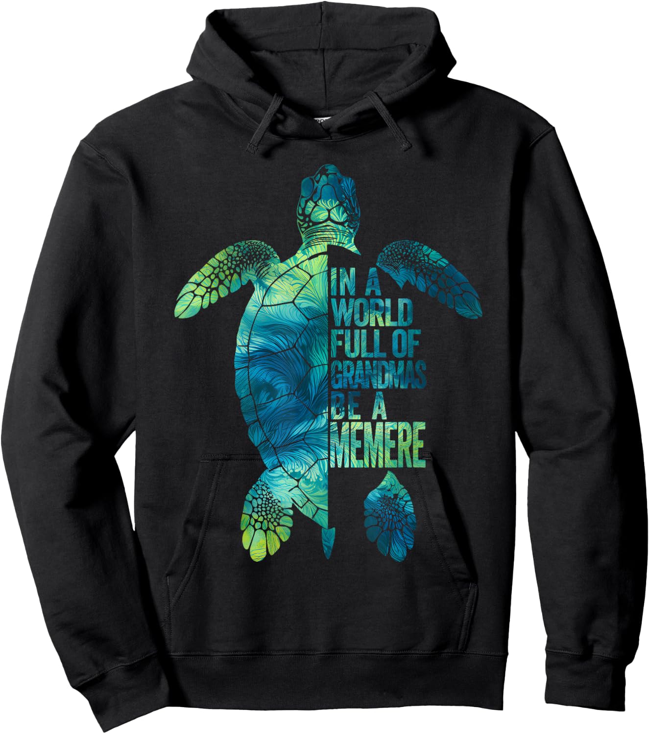 In A World Full Of Grandmas Be A Memere French Grandma Hoodie - Hoodie | Black