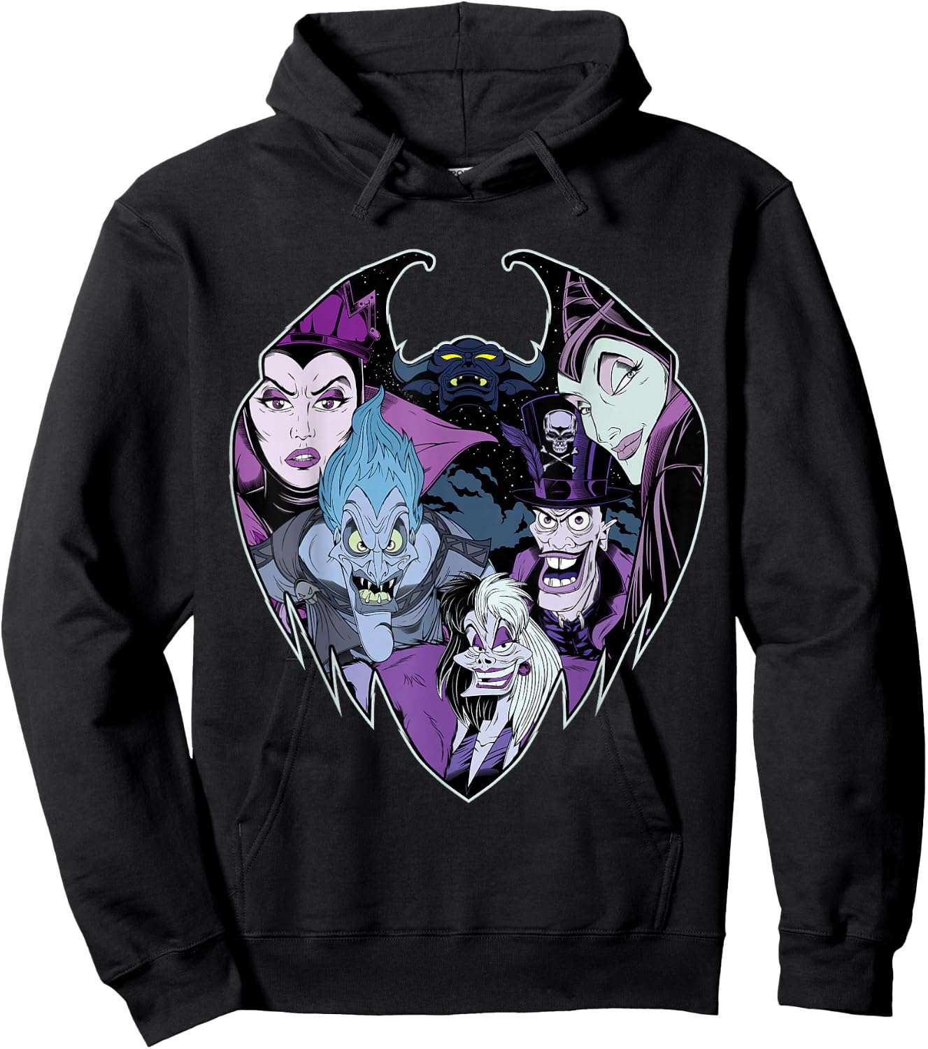 Disney Villains Evil Crew Hoodie - Hoodie | Black