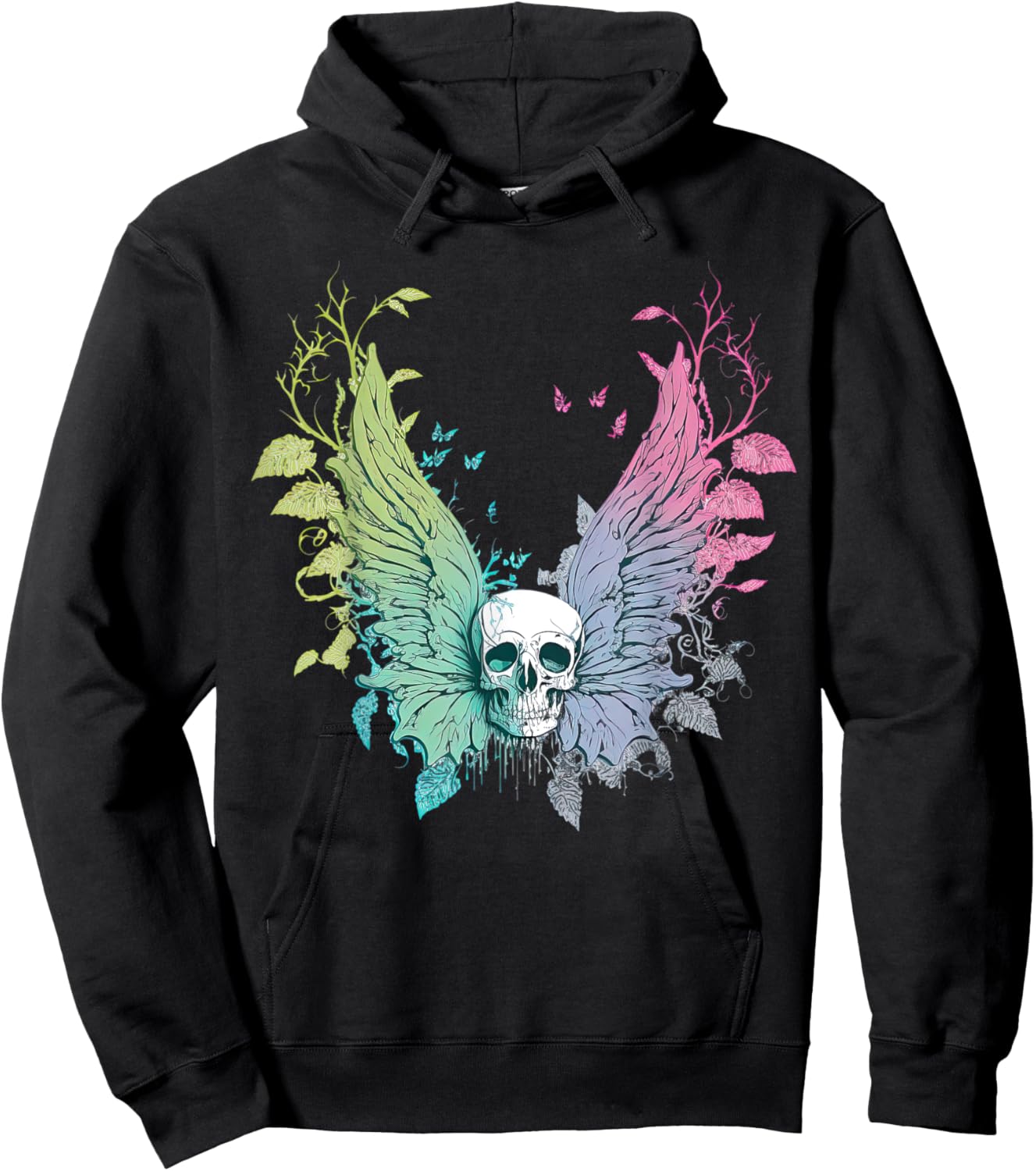 Goth Fairycore Aesthetic gothic fairy Aesthetic Hoodie - Hoodie | Black