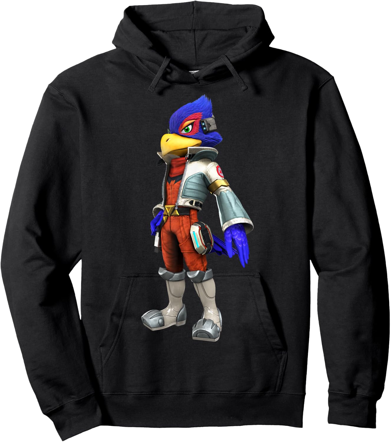 Star Fox Falco 3D Poster Hoodie - Hoodie | Black