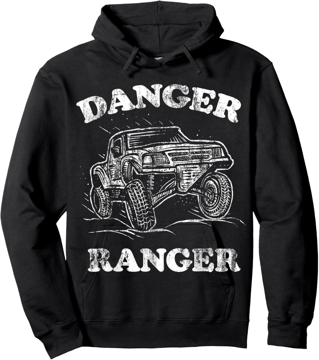 Danger Ranger Off Road Truck Desert Racing Hoodie - Hoodie | Black