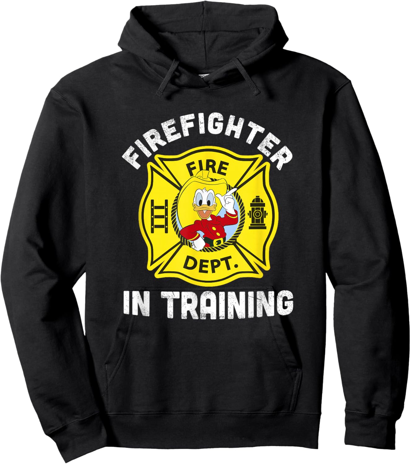 Disney Mickey & Friends Donald Duck Firefighter In Training Hoodie - Hoodie | Black
