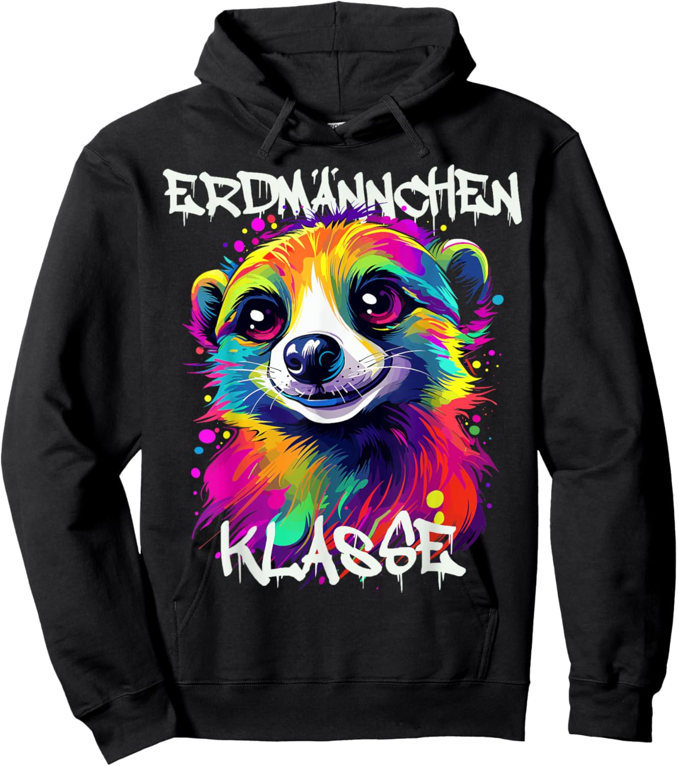 Erdmännchenklasse Grundschule, Klassentier Erdmännchen Hoodie - Hoodie | Black