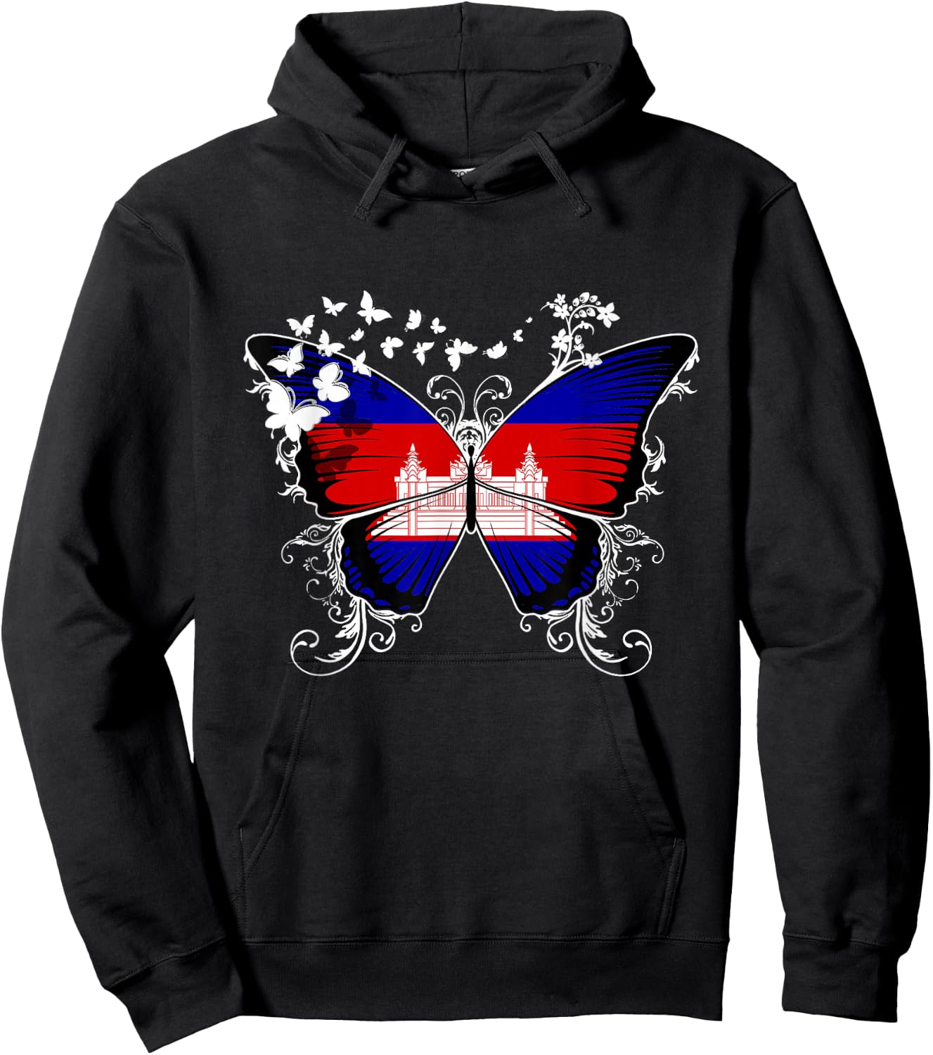 Cambodia Flag Cambodian Hoodie - Hoodie | Black