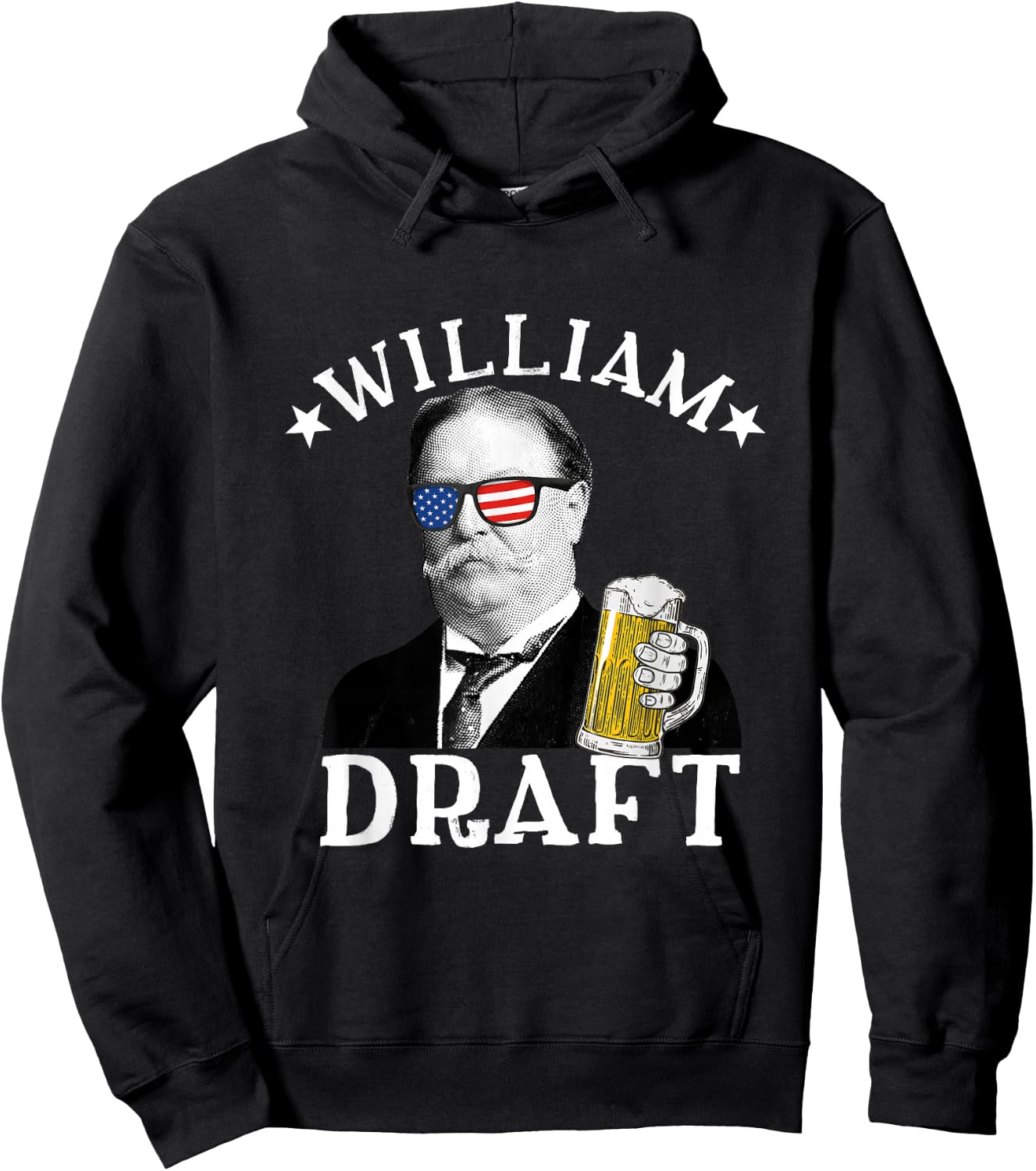 William Draft Drinking President William Howard Taft Hoodie - Hoodie | Black