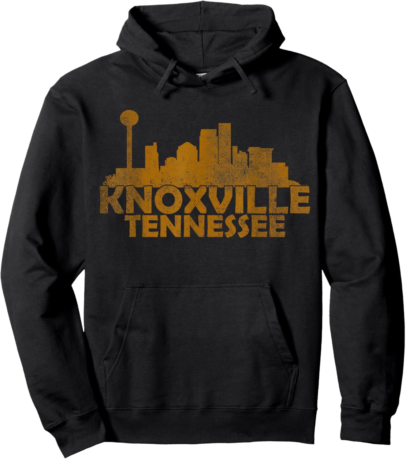 Knoxville Tennessee TN | Skyline Hoodie - Hoodie | Black