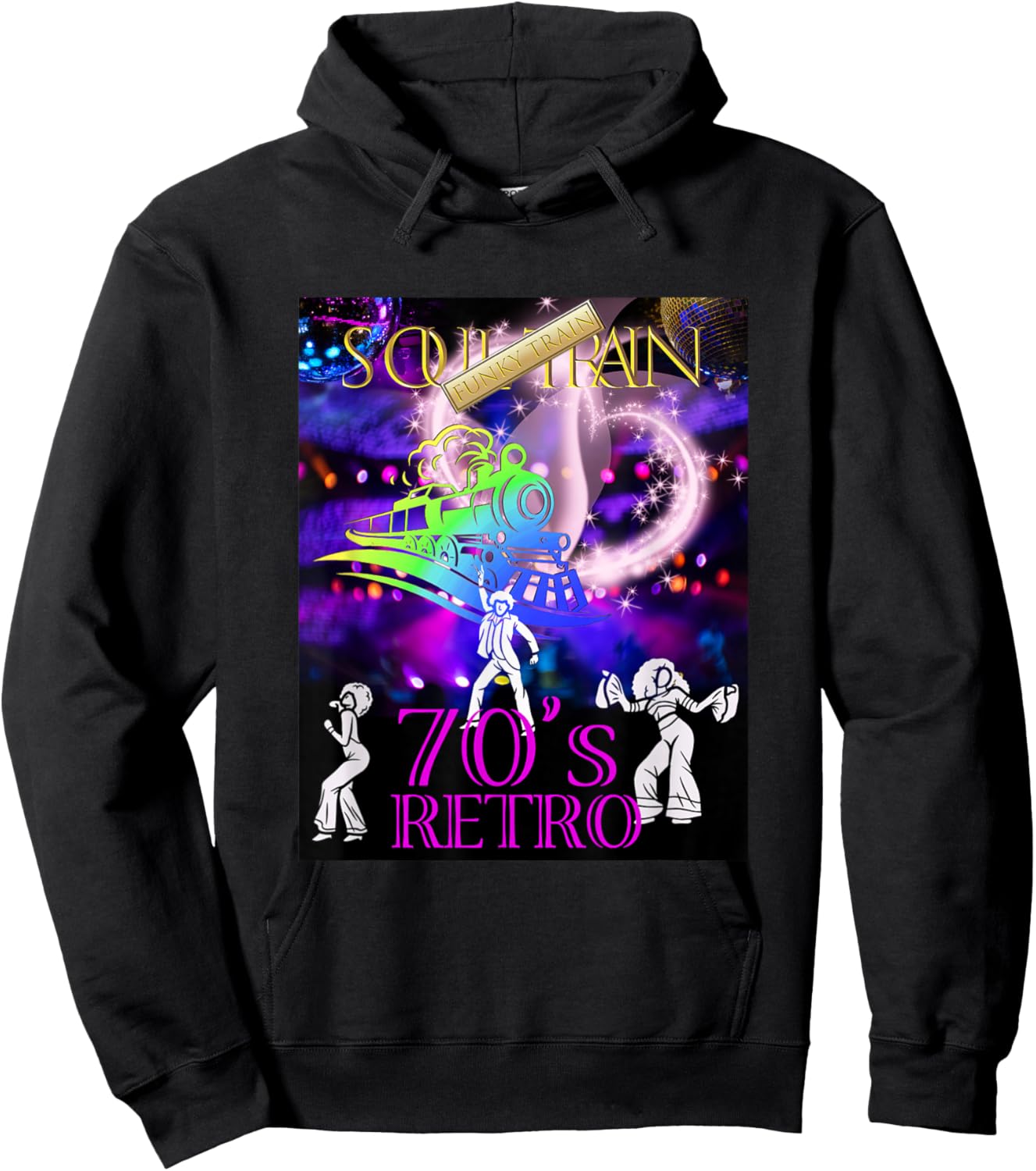 Soul Train_Funky_016 Hoodie - Hoodie | Black